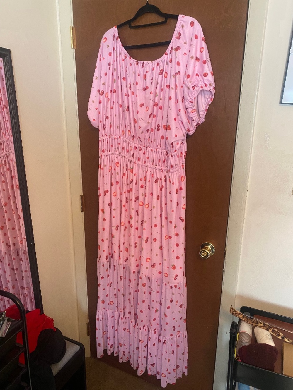 Black milk pink winter dress